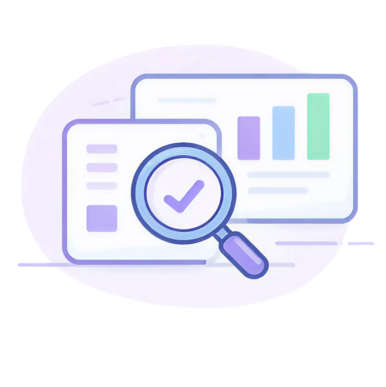 Compare verified outcomes